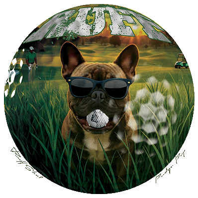 Ruff Life's "Ruff Shot" French Bulldog Golf Tee
