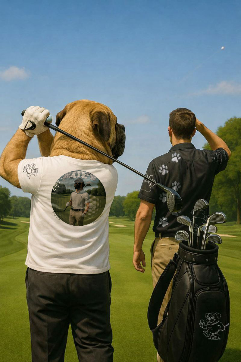 Ruff Life's "Dog Days" Mastiff Golf Tee
