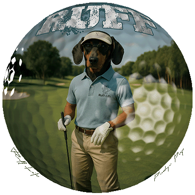 Ruff Life's "Dog Days" Dachshund Golf Tee