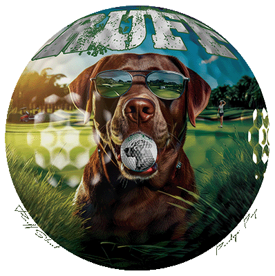 Ruff Life's "Ruff Shot" Labrador Golf Tee