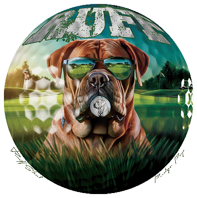 Ruff Life's "Ruff Shot" Mastiff Golf Tee