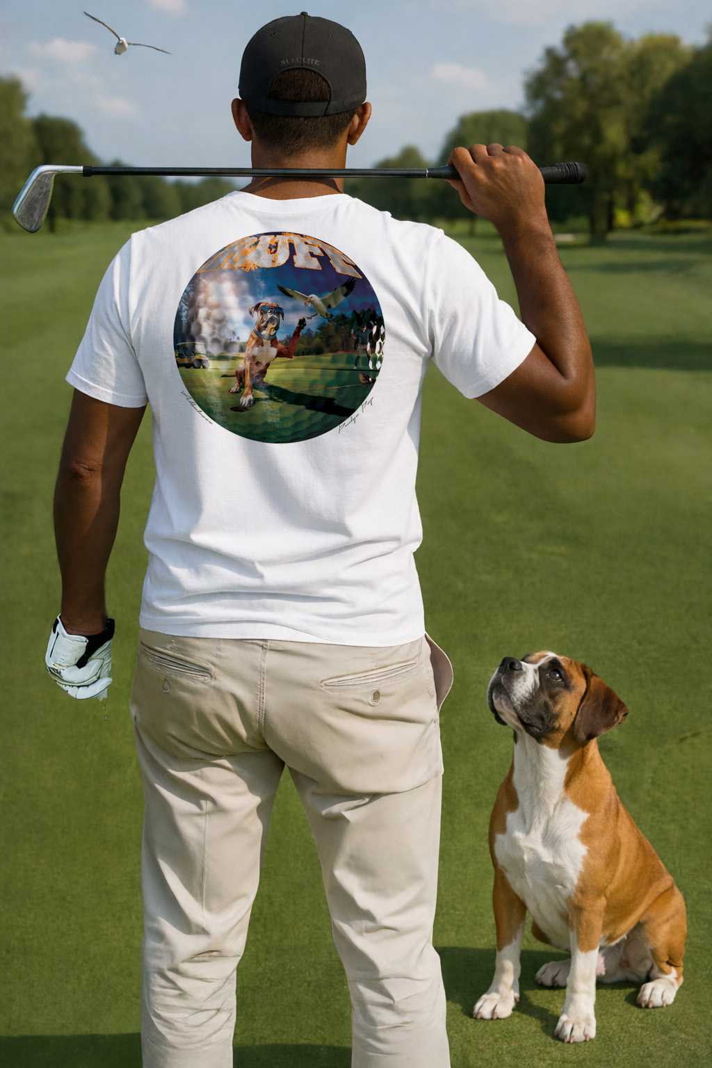 Ruff Life's "Albatross" Boxer Golf Tee