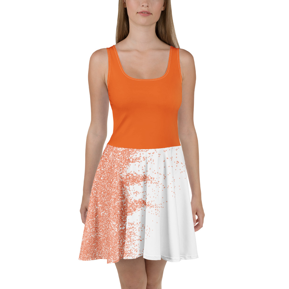 Ruff Life's "Blast Shot Skirt" Golf Dress (Orange)