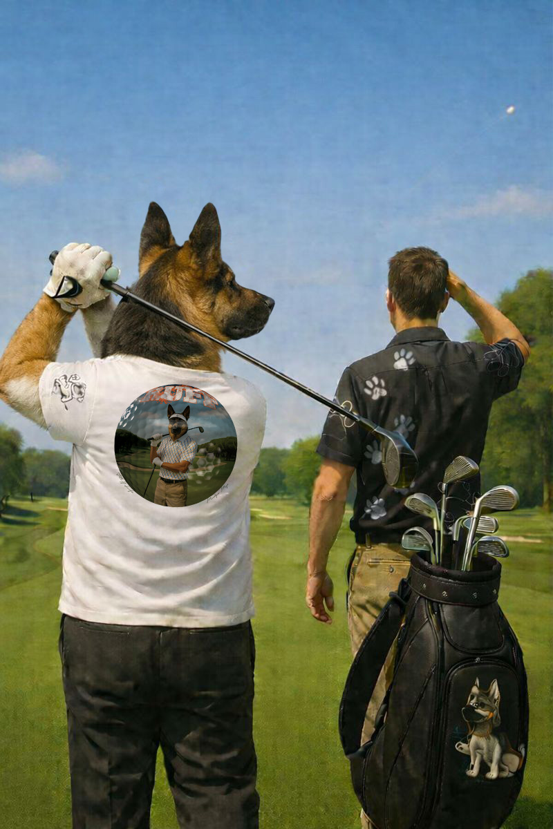 Ruff Life's "Dog Days" German Shepherd Golf Tee