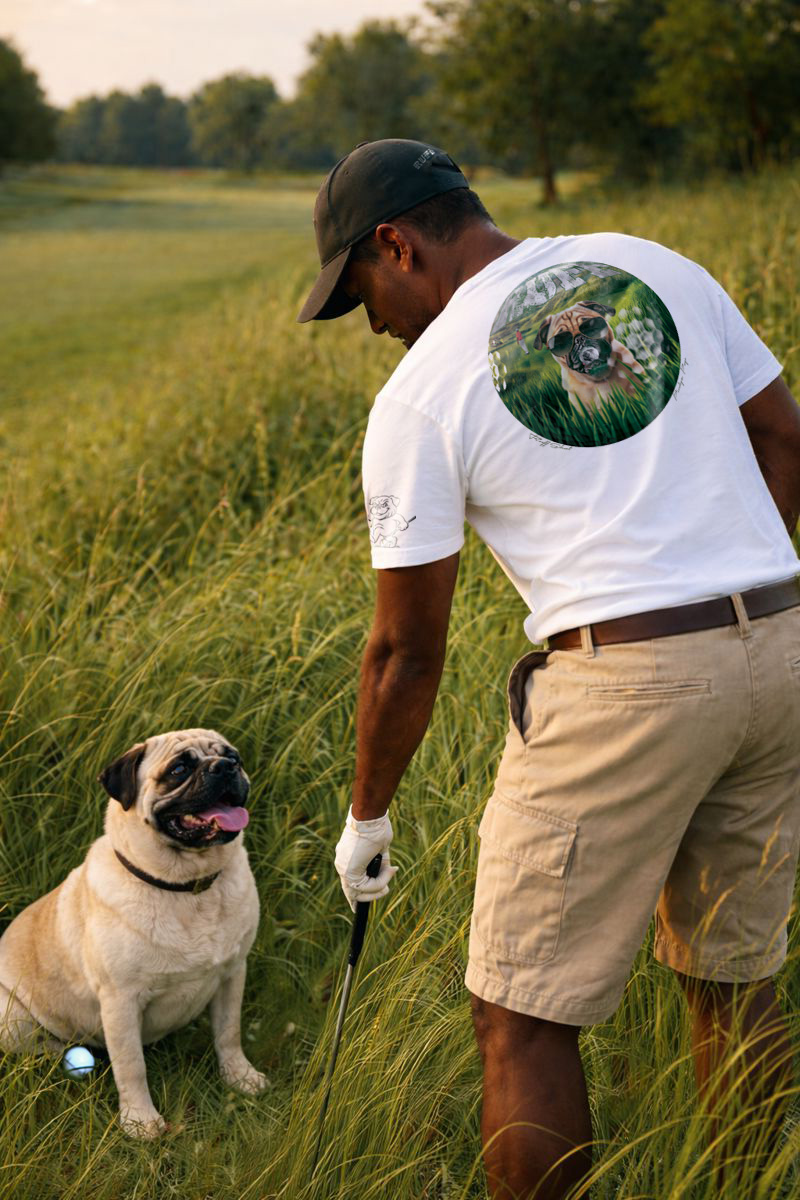 Ruff Life's "Ruff Shot" Pug Golf Tee