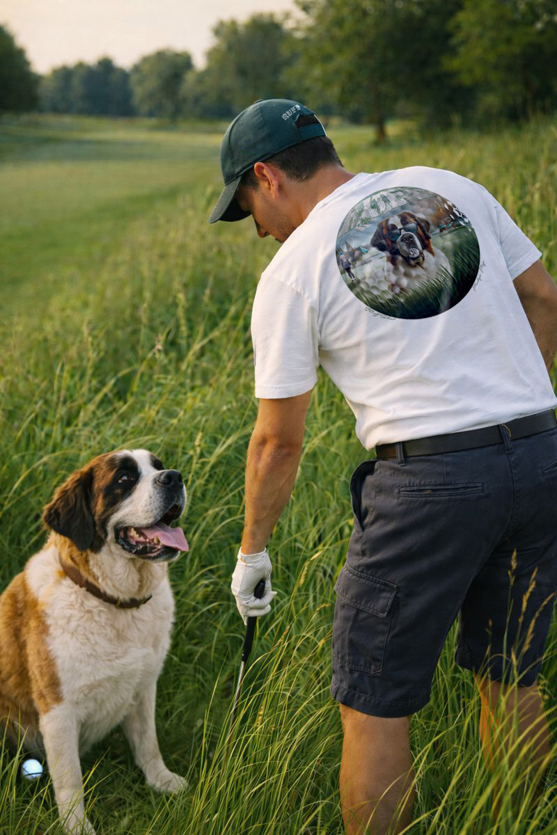 Ruff Life's "Ruff Shot" Saint Bernard Golf Tee