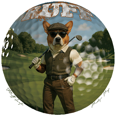 Ruff Life's "Dog Days" Corgi Golf Tee