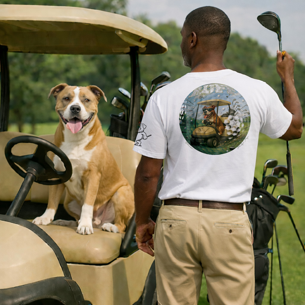 Ruff Life's "Driver" Pitbull Golf Tee