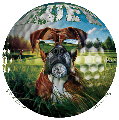 Ruff Life's "Ruff Shot" Boxer Golf Tee