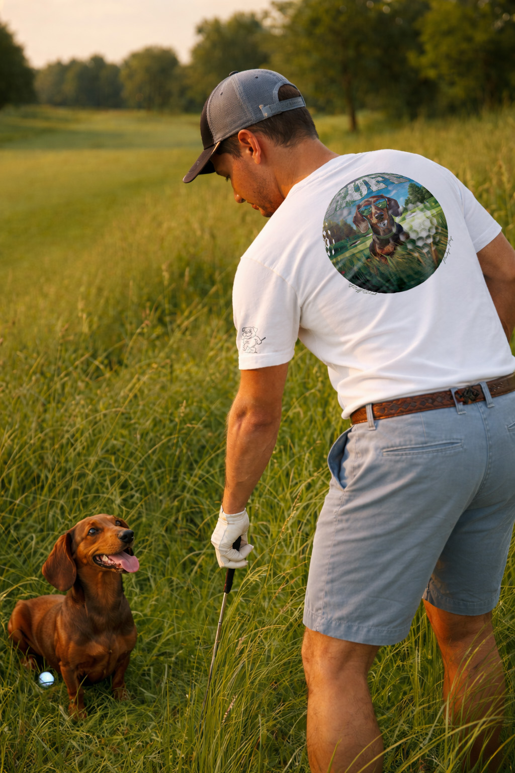 Ruff Life's "Ruff Shot" Dachshund Golf Tee
