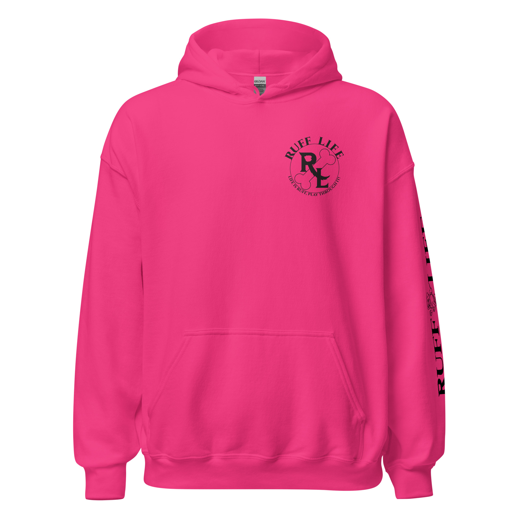 Ruff Life's Logo Load Hoodie (Black Print)