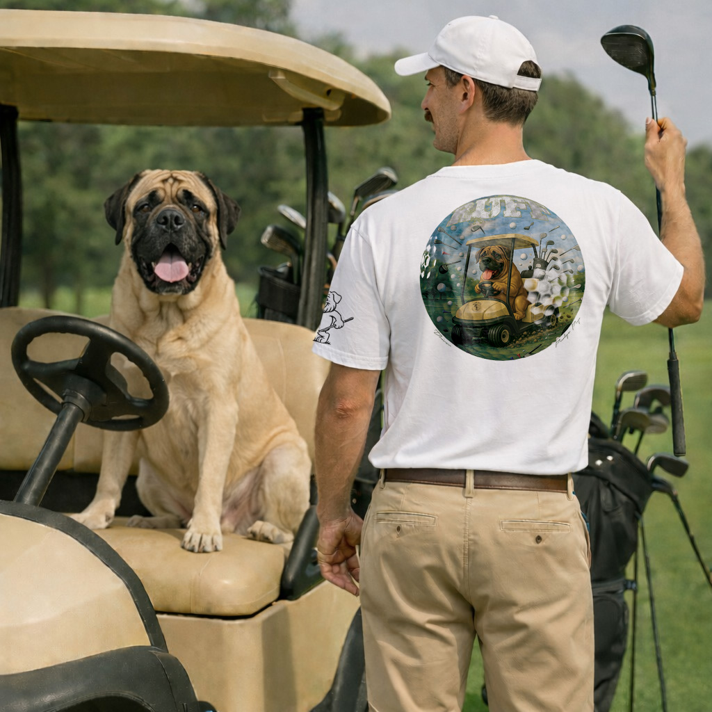 Ruff Life's "Driver" Mastiff Golf Tee