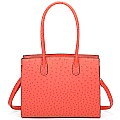 Coral Handbag and Wallet Set