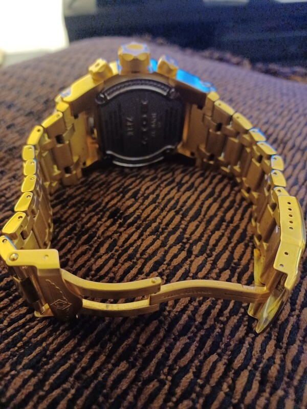 Invicta Reserve Gold Chronograph Watch