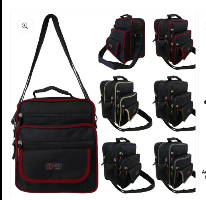 Multi-Compartment Shoulder Bag