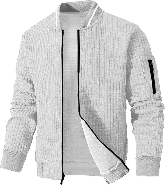 Men's Quilted Bomber Jacket