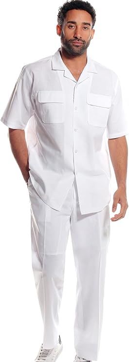 Men's White Guayabera Set