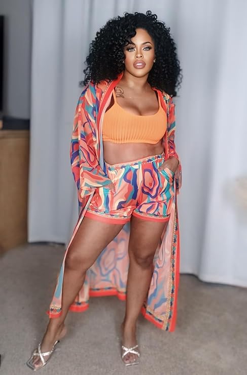 Colorful Three-Piece Lounge Set