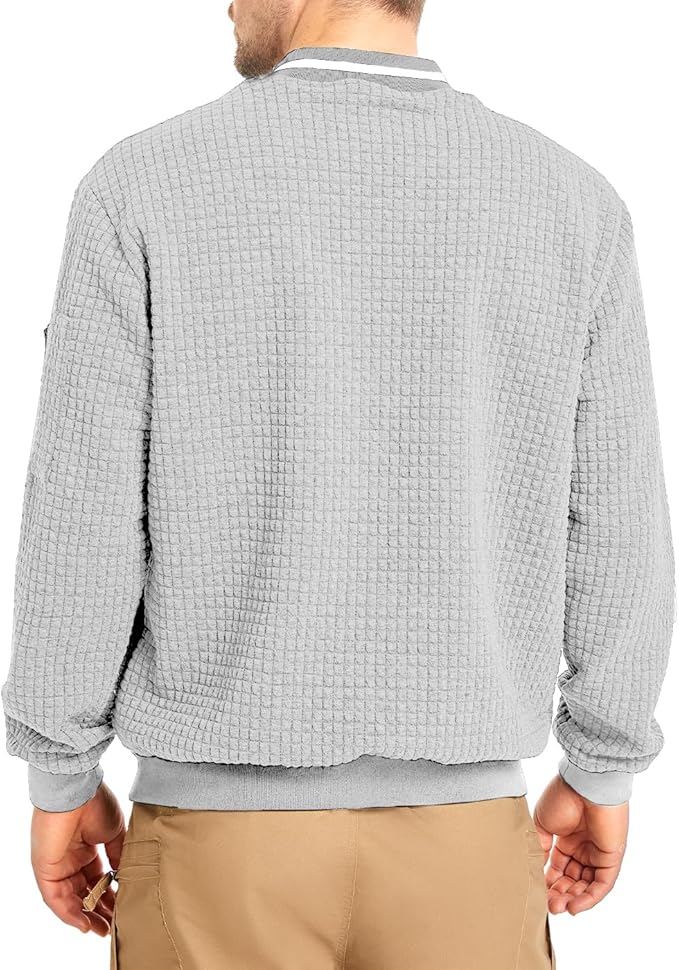 Men's Quilted Bomber Jacket