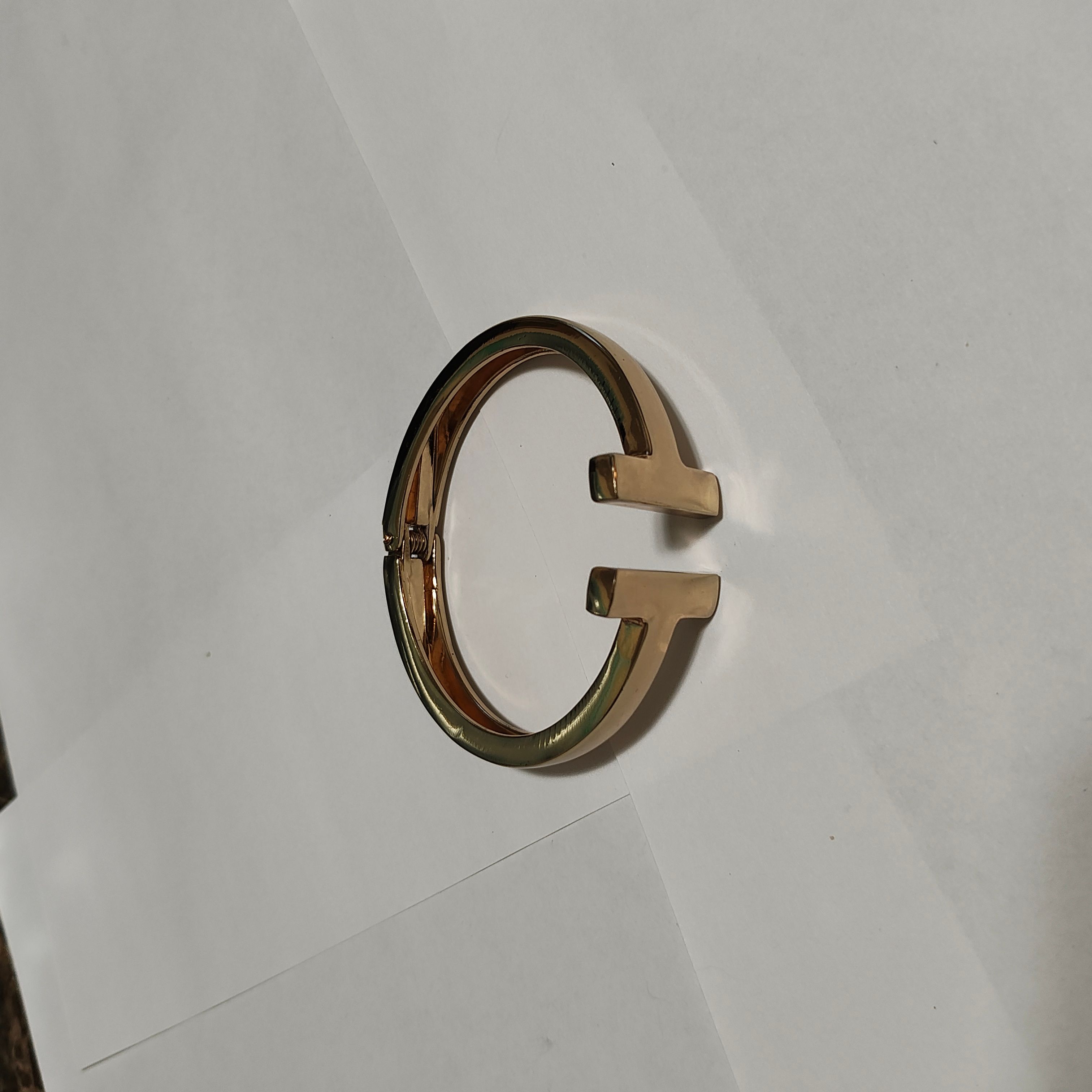 Gold-Tone Open Cuff Bracelet