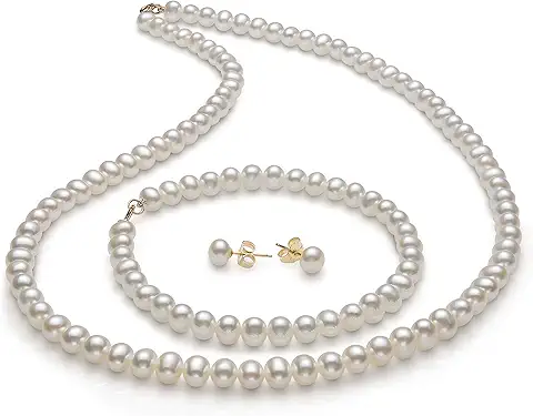 Classic Pearl Jewelry Set