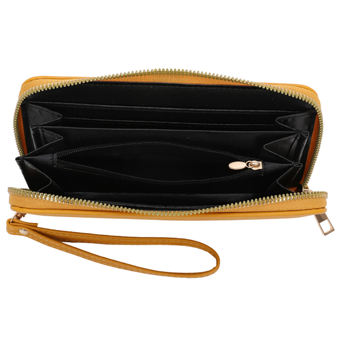 Elegant Black Handbag and Wallet Set