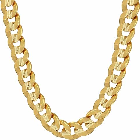 Gold Cuban Link Chain Necklace