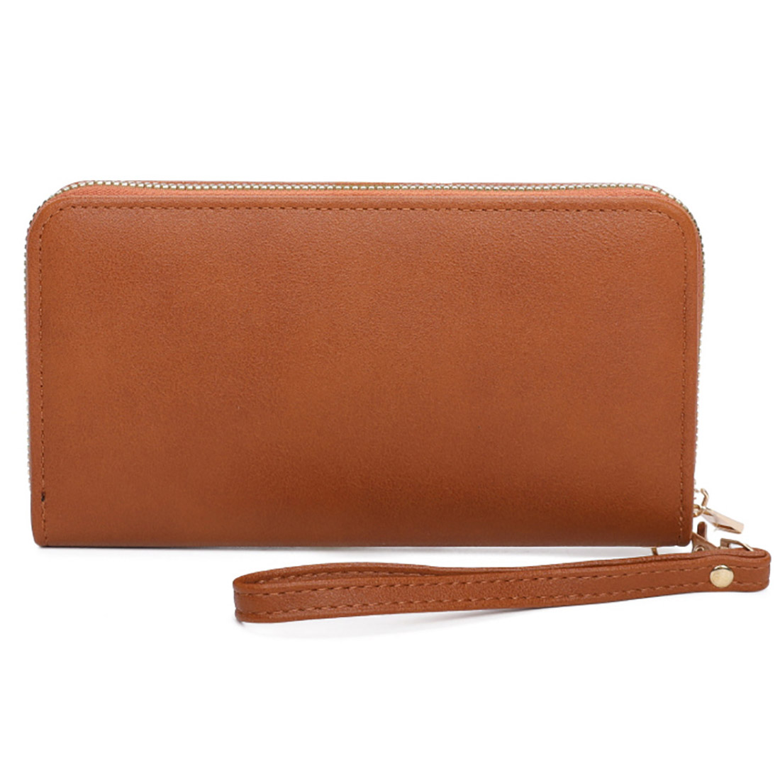 Brown Leather Handbag Set