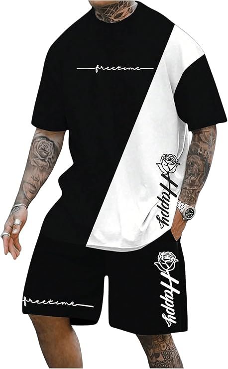 Men's Casual Two-Piece Short Set