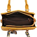 Elegant Black Handbag and Wallet Set
