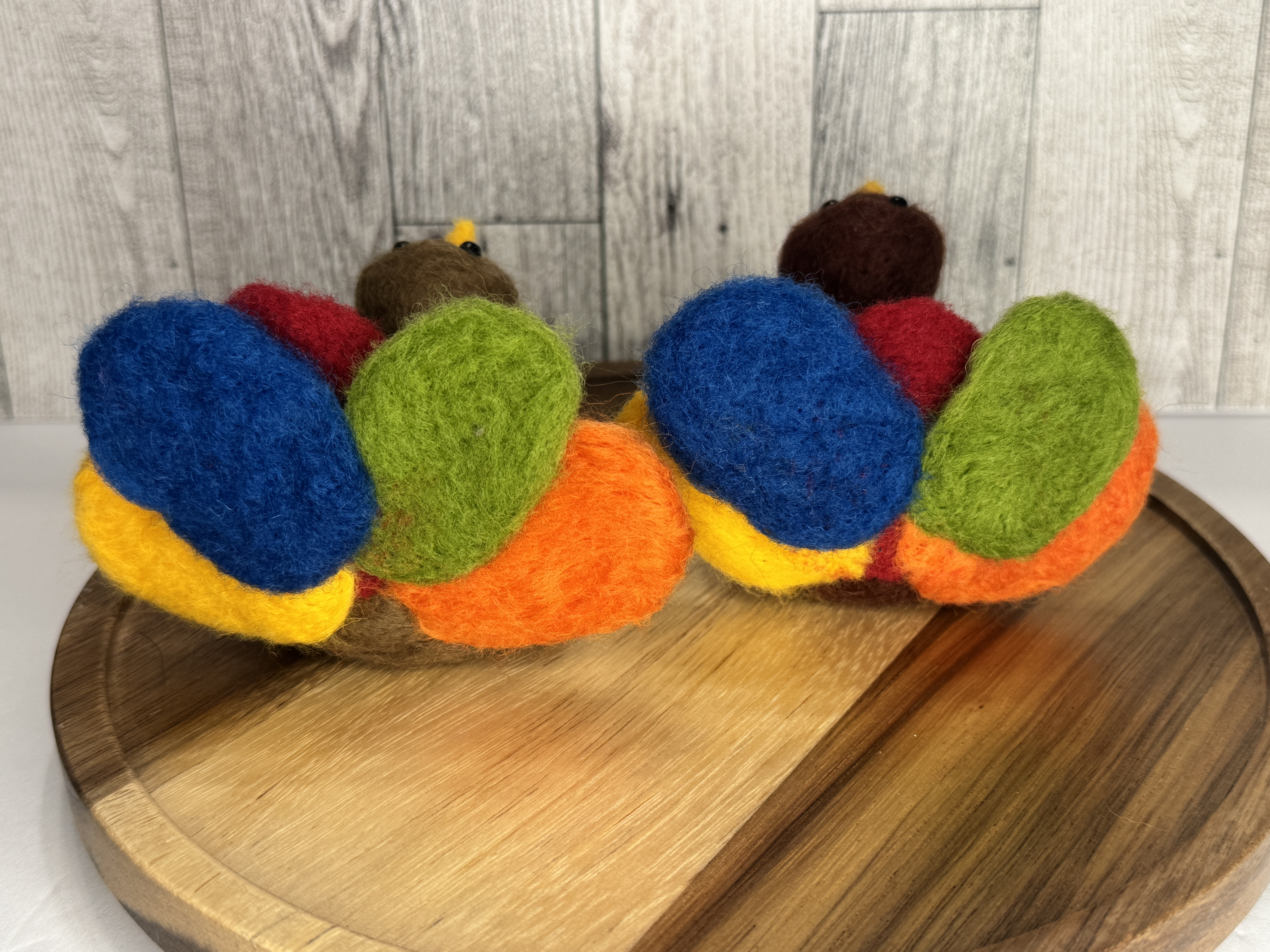 Felted Wool Turkey Decorations