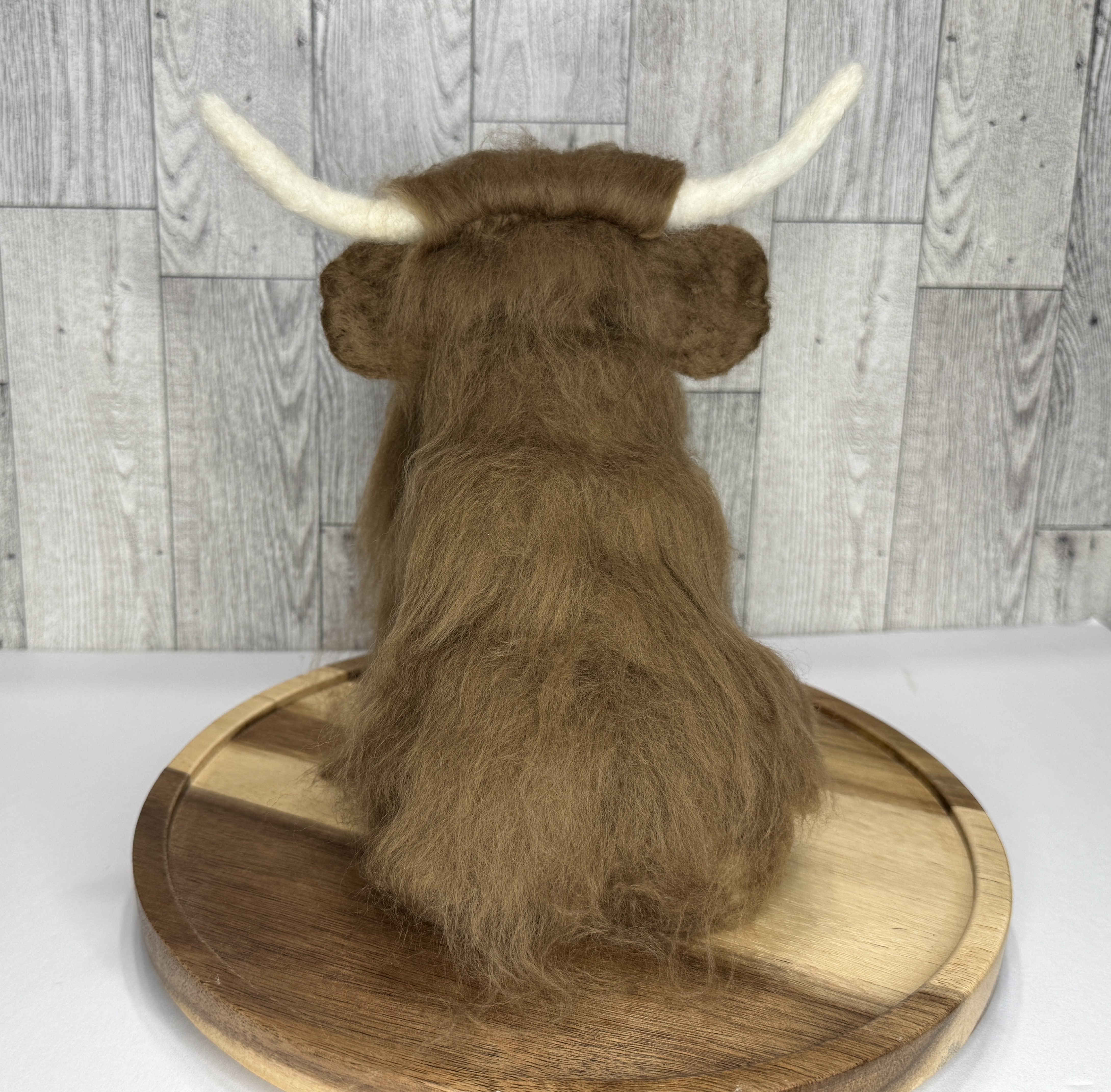Handmade Needle Felted Highland Cow