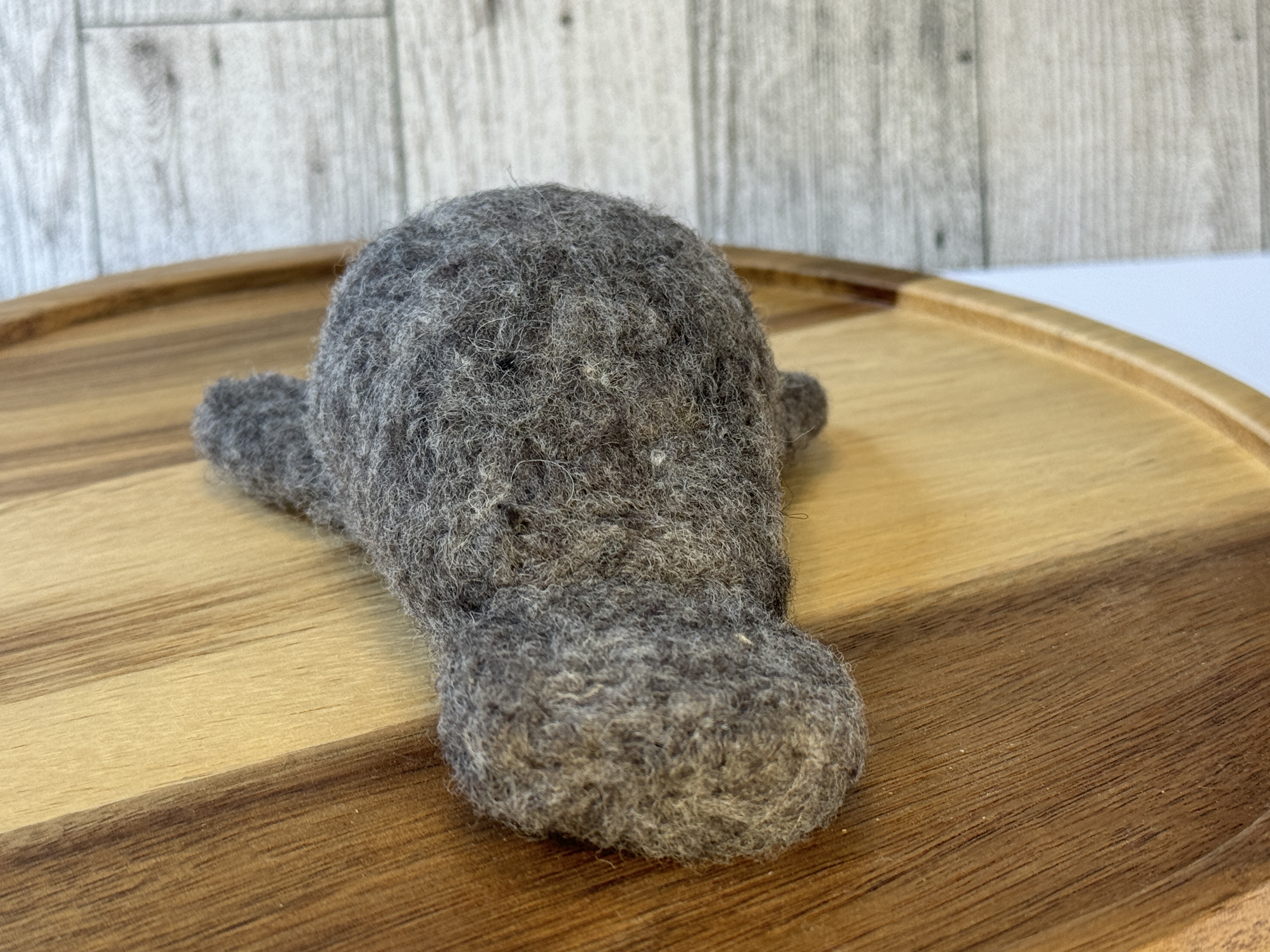 Handmade Needle Felt Manatee 