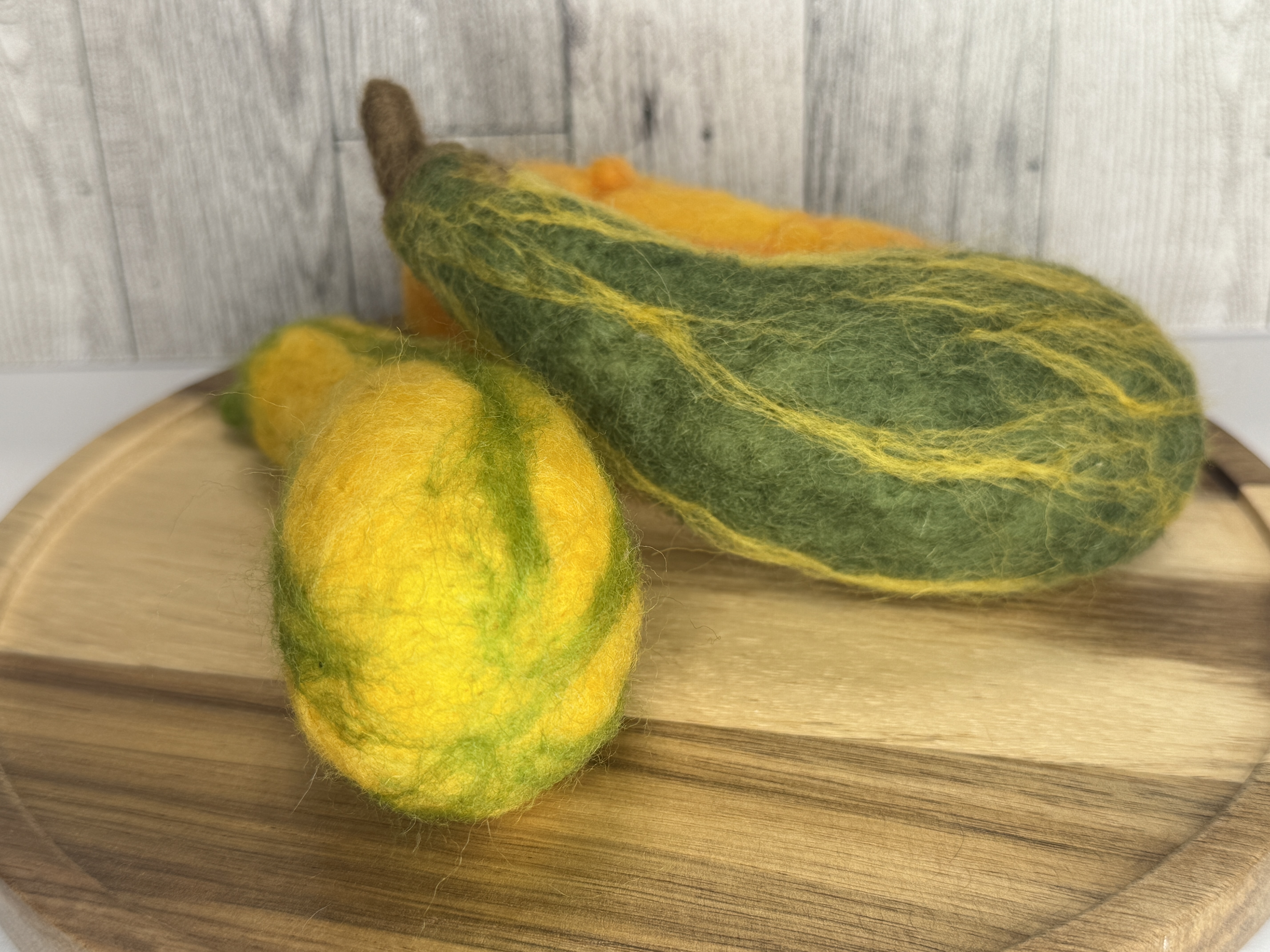 Handmade Felted Decorative Gourds