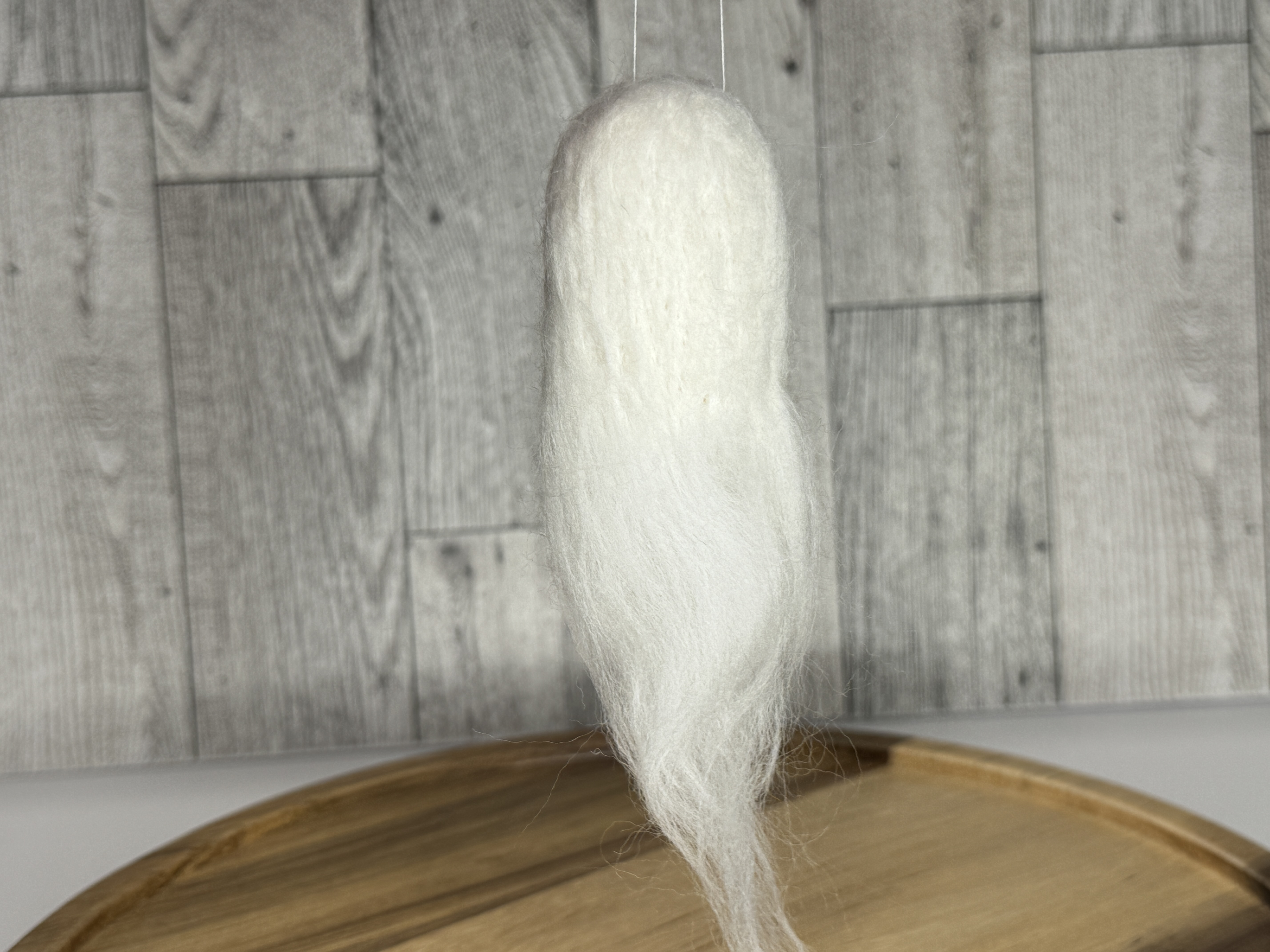 Felted Ghost Ornament
