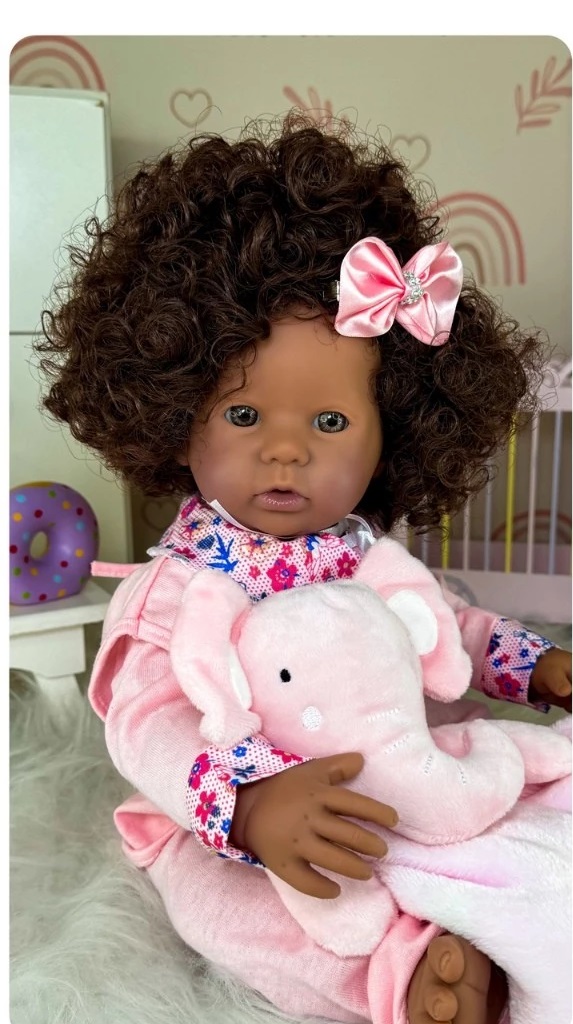 Bebê Reborn Realista Boneca Menina Original Silicone