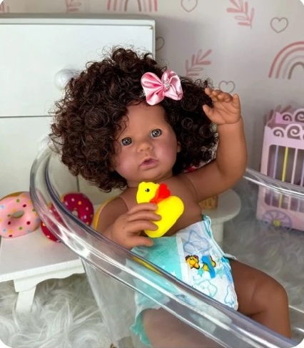 Bebê Reborn Realista Boneca Menina Original Silicone