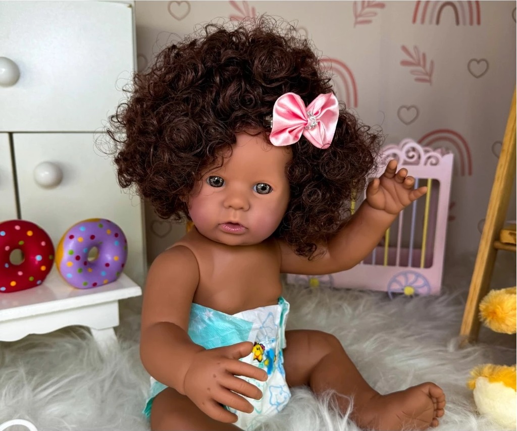 Bebê Reborn Realista Boneca Menina Original Silicone