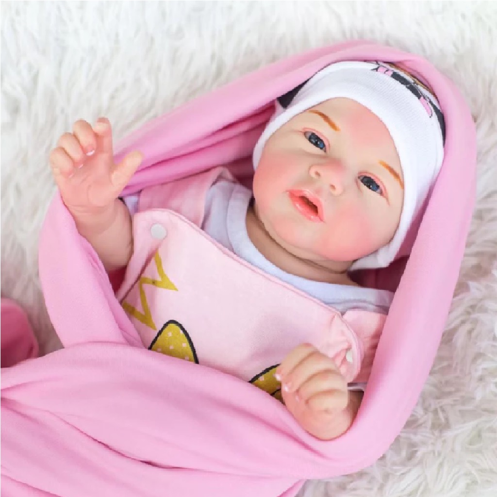 Bebê Realista Em Silicone Menina