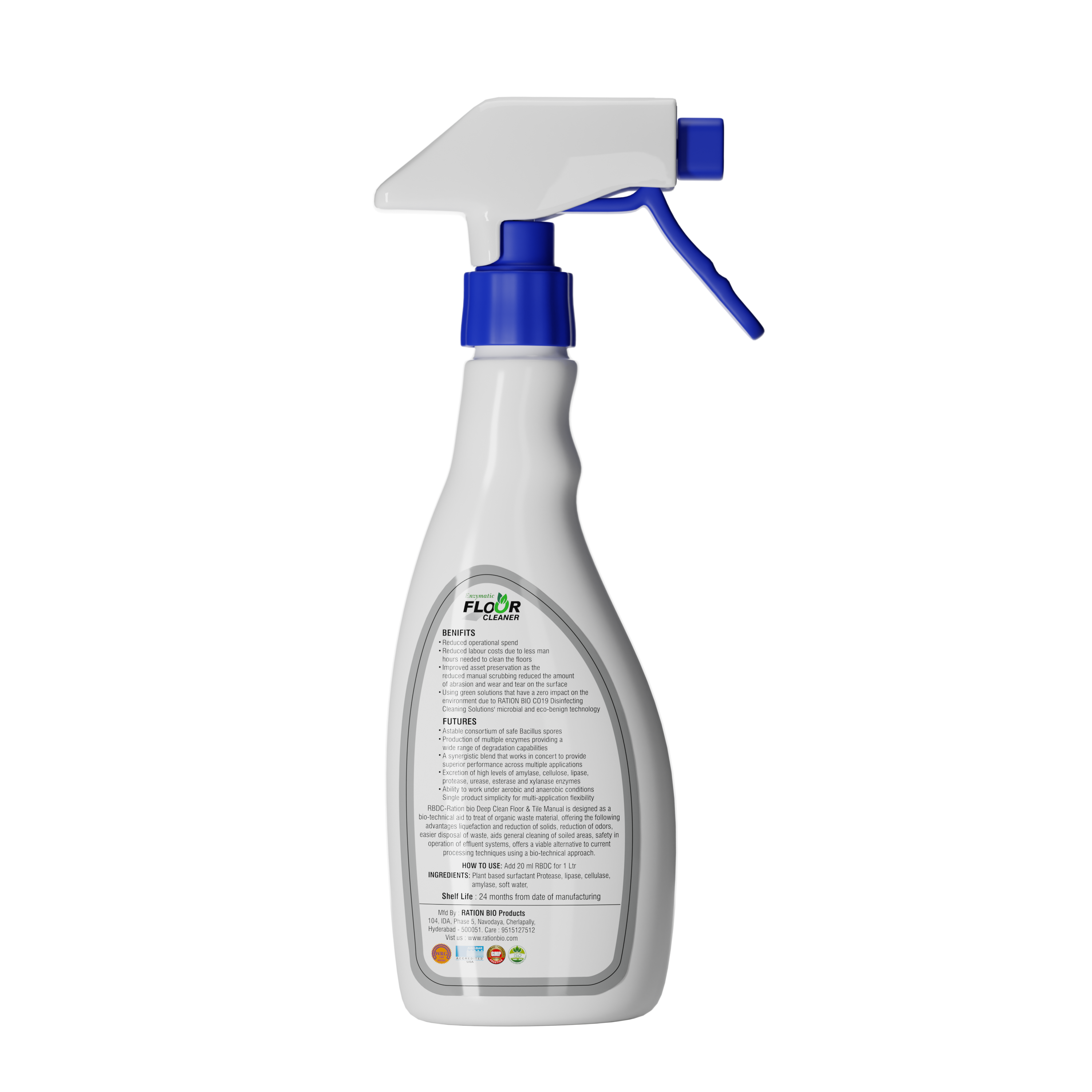 Bio Disinfectant Floor Cleaner Spray