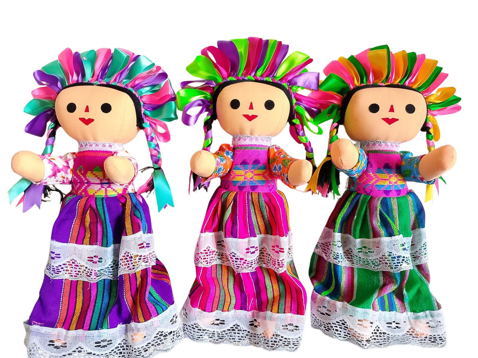 Muñeca artesanal Lele 33 cm aprox