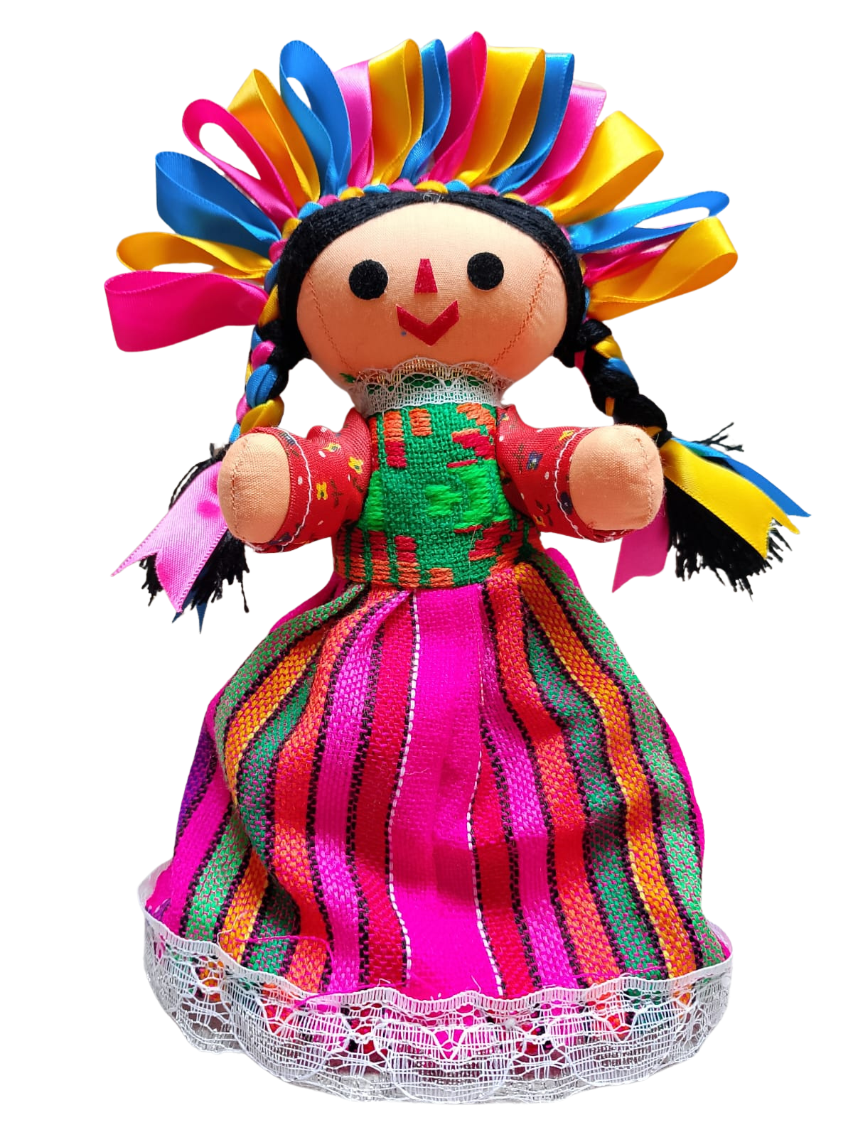 Muñeca artesanal Lele 20 cm aprox