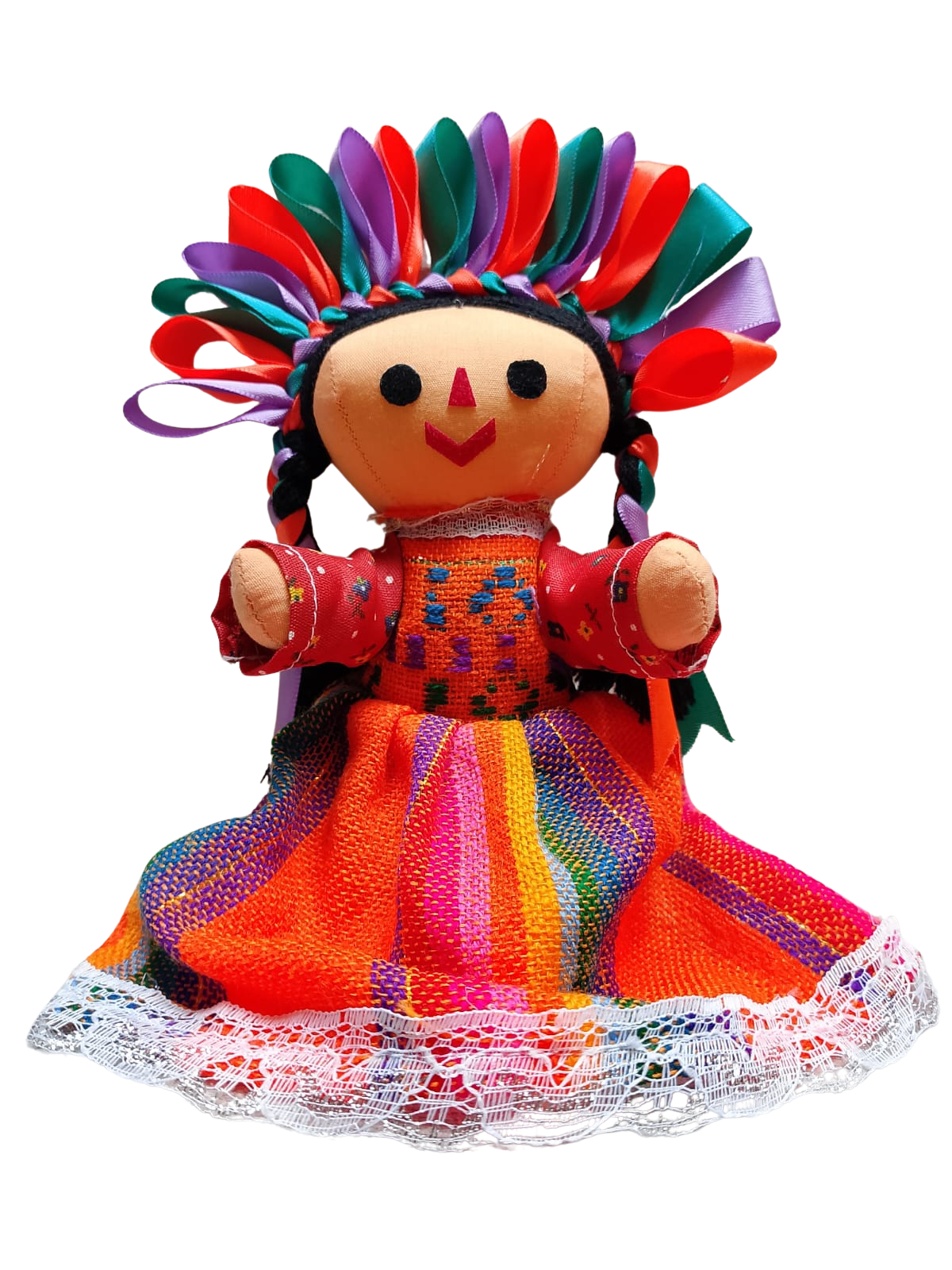 Muñeca artesanal Lele 20 cm aprox