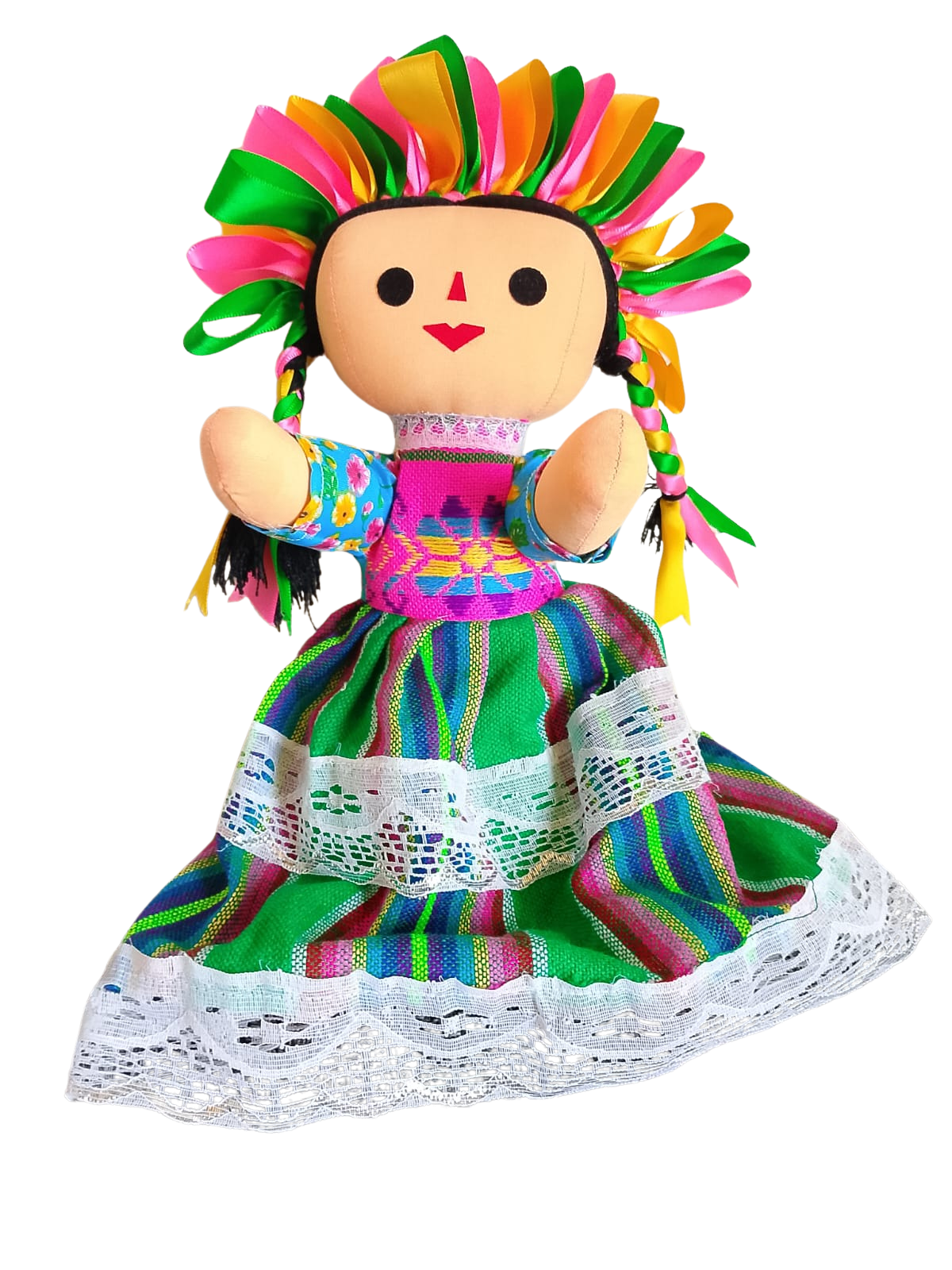 Muñeca artesanal Lele 33 cm aprox