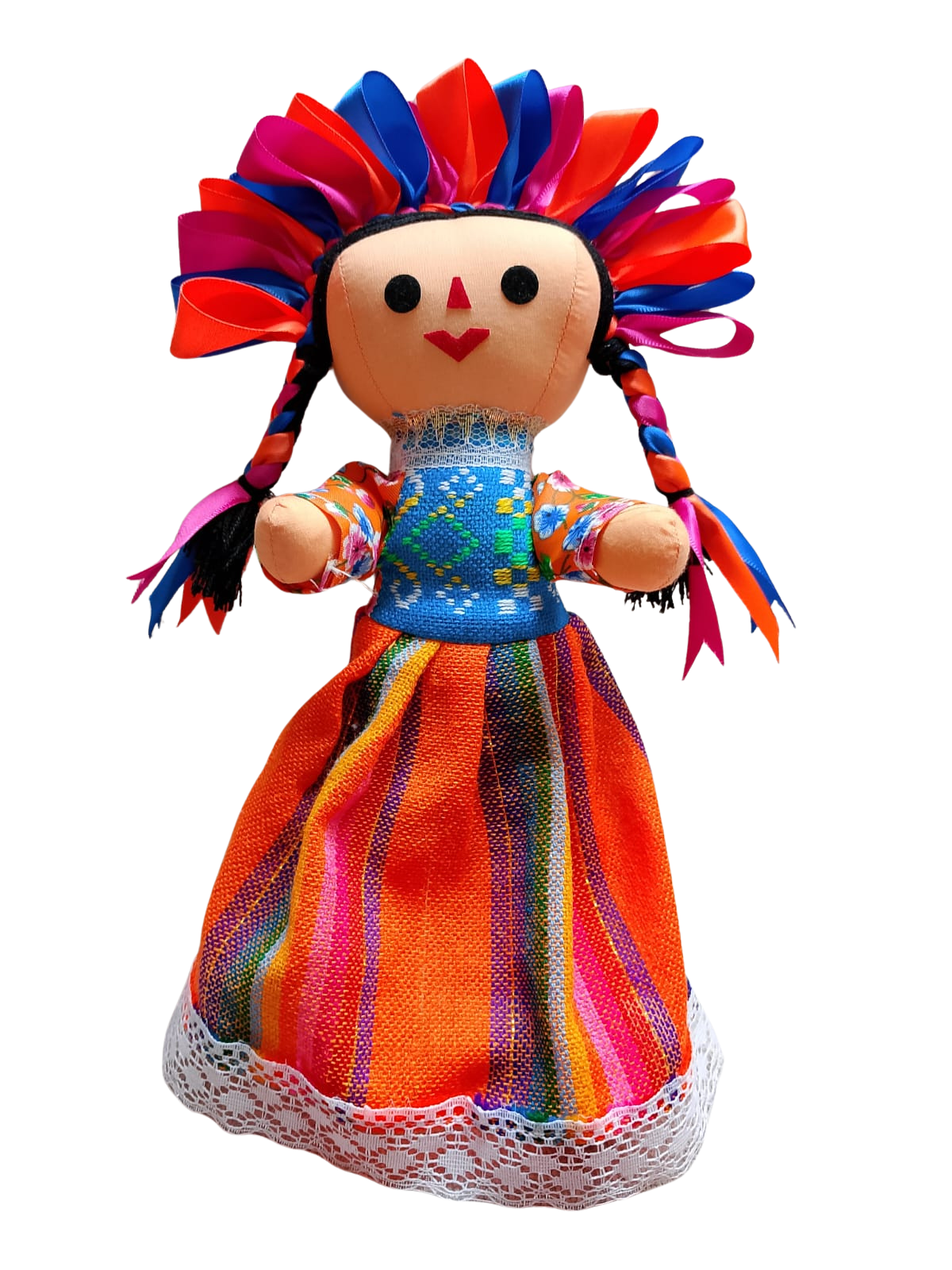 Muñeca artesanal Lele 27 cm aprox