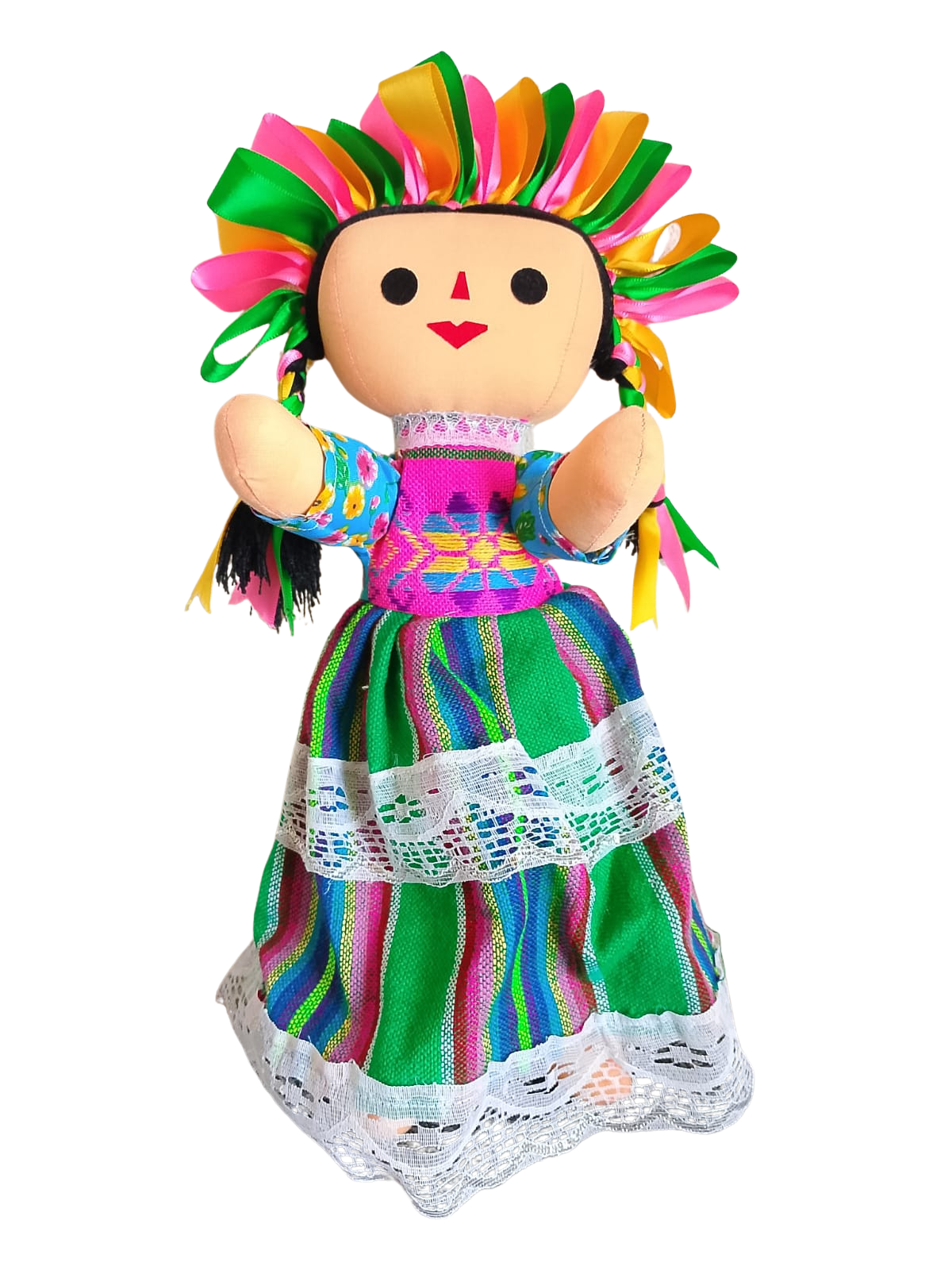 Muñeca artesanal Lele 33 cm aprox