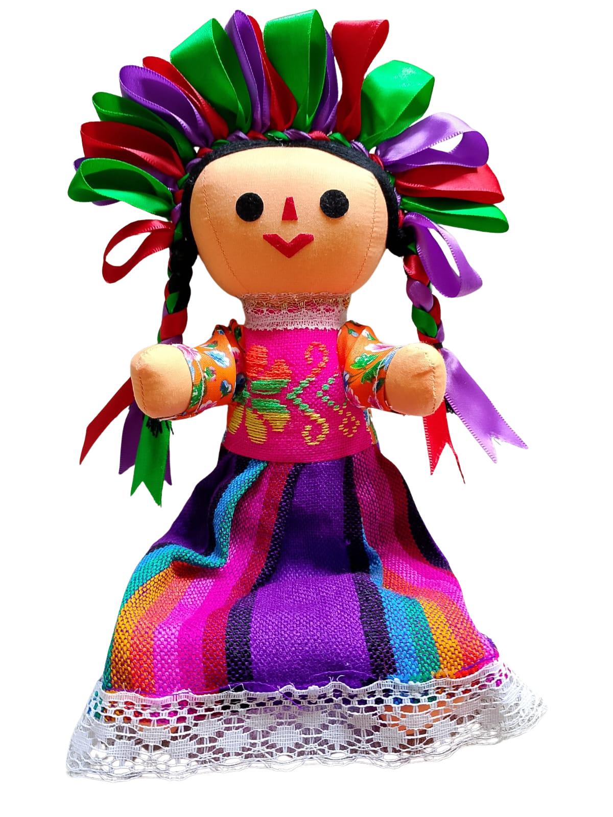 Muñeca artesanal Lele 27 cm aprox