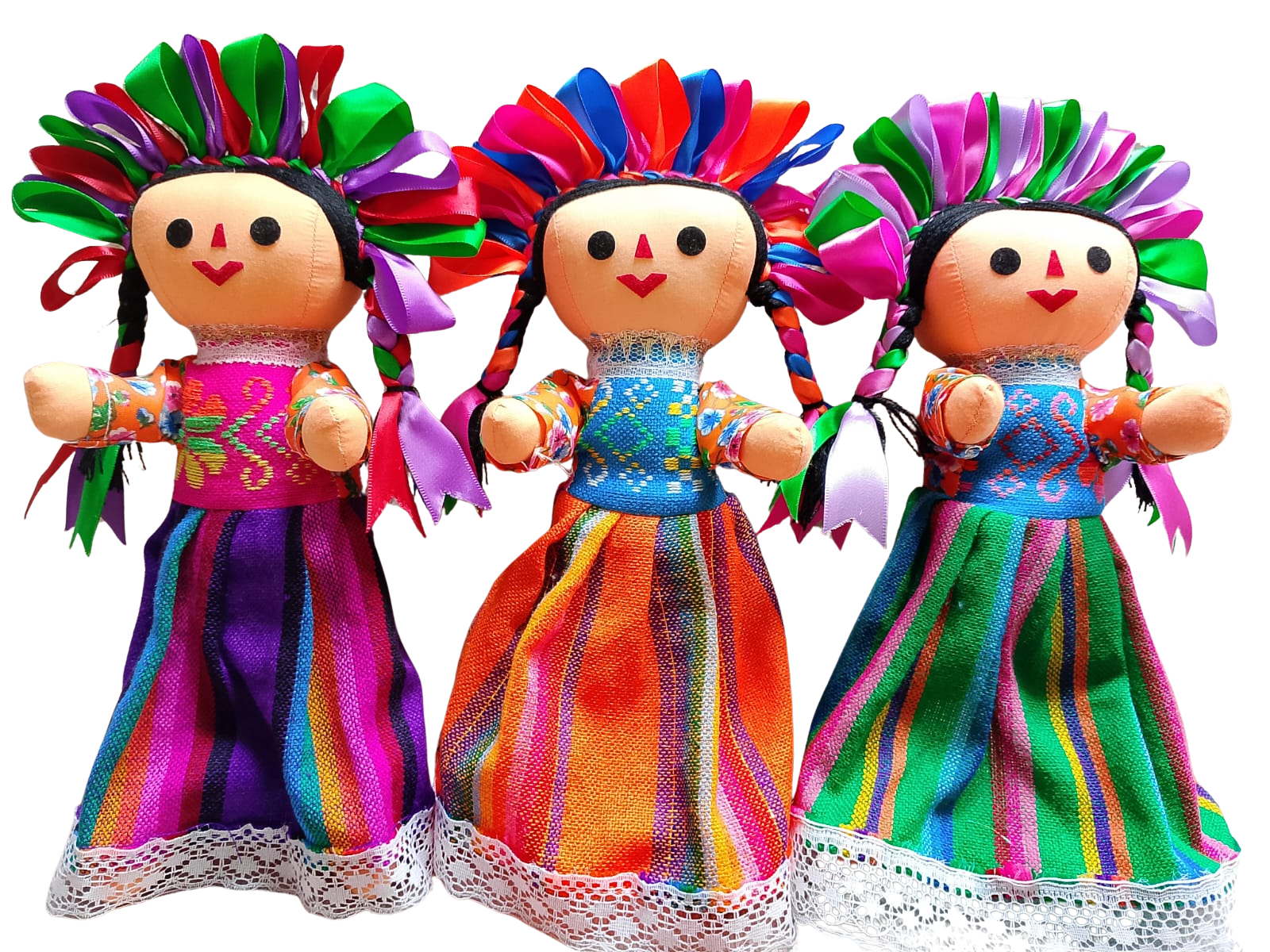 Muñeca artesanal Lele 27 cm aprox