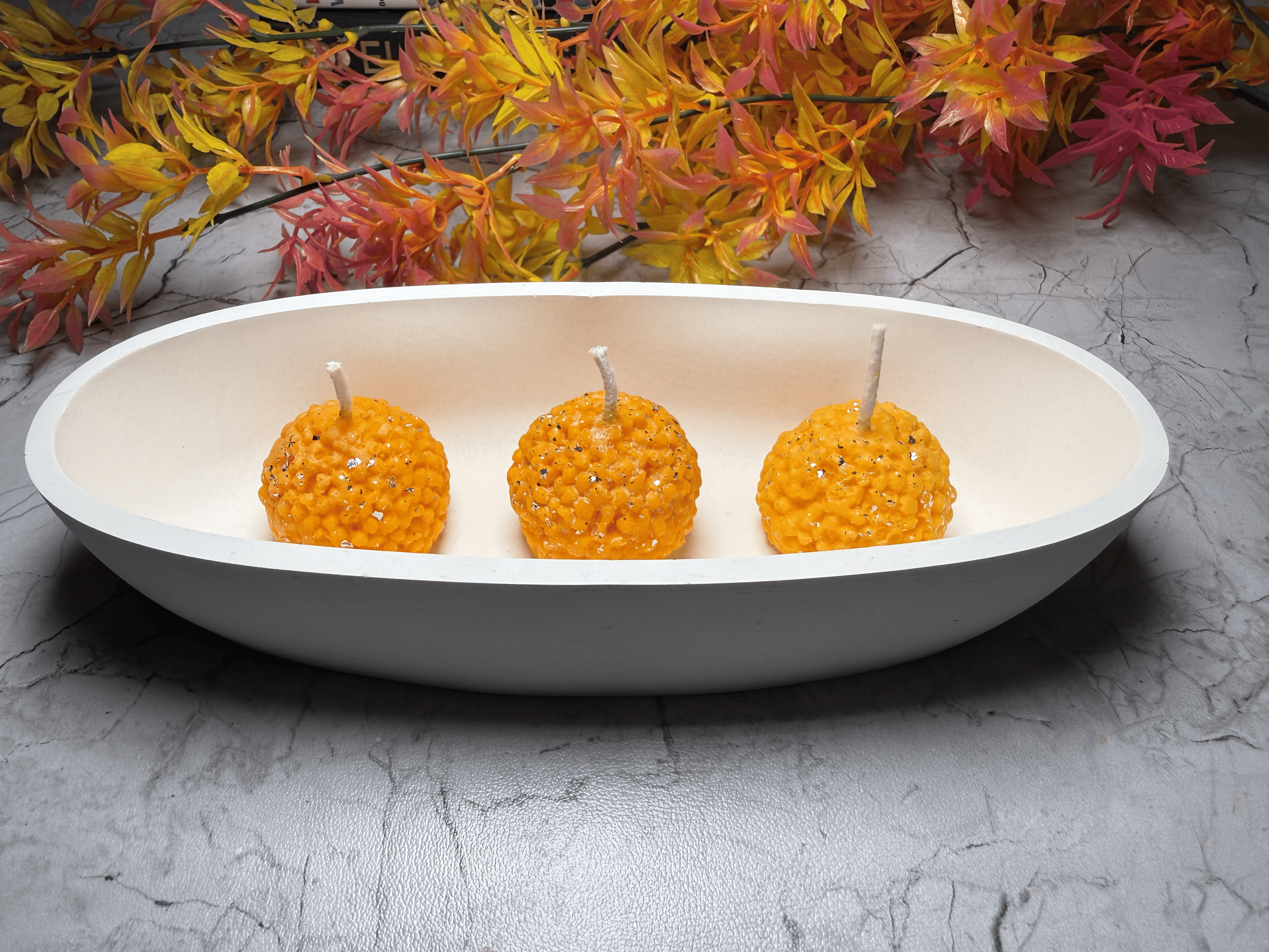 Sacred Voyage – Motichur in White Ship Tray