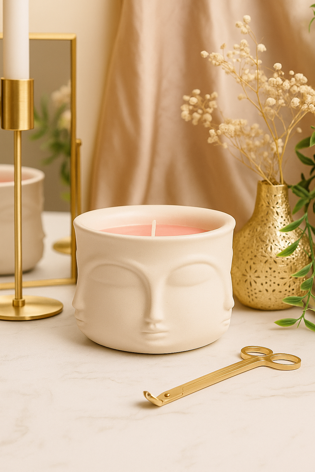 Face Jar Candle